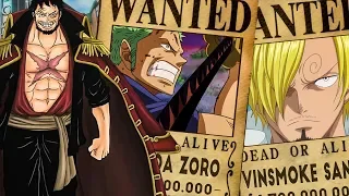 Straw Hats' Bounties At The End Of One Piece (Chapter 907+)