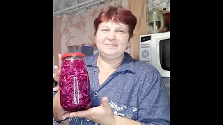 КРАСНОКОЧАННАЯ МАРИНОВАННАЯ КАПУСТА ОТ ТАТЬЯНЫ👍👌