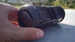 JBL Flip Essential LFM bass test 100% volume new speaker R.I.P (warpy)