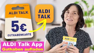 Mit der App ALDI Talk Guthaben aufladen und verwalten. Smartphone einfach erklärt.