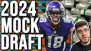 A WILD 2024 Fantasy Football Mock Draft! (Live)