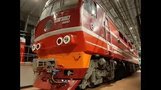 Самый быстрый тепловоз в мире. Обзор ТЭП80 / The fastest diesel locomotive in the world.