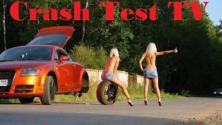 (18+) Crash Test TV Новая подборка аварий и ДТП за декабрь 2015 №12 22.12.2015