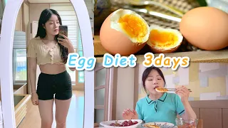 Diet｜달걀 다이어트🍳🥚｜(이번 달 최고 몸무게 찍음, 들기름 달걀만두볶음 만들기, 치즈케이크맛, 초코맛 저칼로리 아이스크림 먹기)