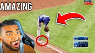 FOOTBALL FAN REACTS TO The Dumbest Things That Have Ever Happened in Baseball REACTION