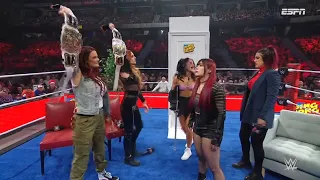 Becky Lynch y Lita quieren los Campeonatos en parejas - WWE RAW 20 de Febrero 2023 Español Latino