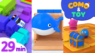 Como | Puzzle Series 29min | Learn colors and words | Como Kids TV