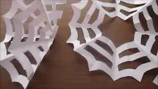 Telarañas de papel - muy fáciles / halloween