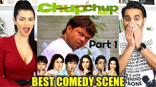 CHUP CHUP KE - Best Comedy Scene REACTION!! | Rajpal Yadav Comedy