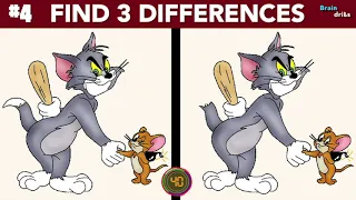 Bet You Can't You Find The Difference ! Tom And Jerry Cartoon Edition !!