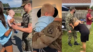 Most Famous Military Coming Home TikTok Compilation 2021 || soldiers coming home 2021 ☯3