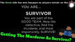 Roblox Flicker: Getting the murderer in the first night as a survivor!