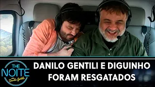 Danilo Gentili e Diguinho são resgatados por comandante Hamilton | The Noite (29/06/22)