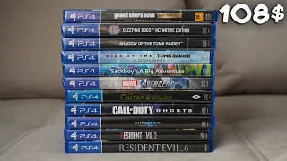 Новый закуп игр для PS4 и PS5, 11 дисков за 108$