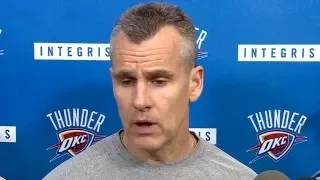 Billy Donovan Practice Interview Game 3 NBA Playoffs WCF Warriors vs Thunder