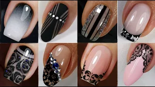 Manicure collection in black / Коллекция маникюра в черном