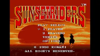 Sunset Riders. [Mega Drive]. 1CC. HARD. 60Fps.
