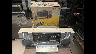 vintagemoscow.  магнитола sharp mr-990 NEW!!!