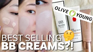 🔥TOP BB CREAMS AT OLIVE YOUNG🤔COVERAGE THO...