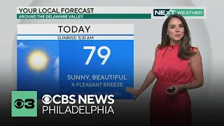 Comfortable stretch of days around Philadelphia before temps soar to the 90s, humidity jumps