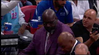 Shaq & Charles Barkley fight over the last donut