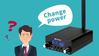 How to Change TR508 FM Transmitter Output Power