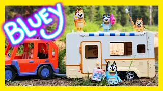 Bluey and Bingo Go Camping/ Bluey and Bingo's BEST Camping trip/ bluey toys for kids