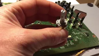 Korg EM-1 Effect / Delay potentiometer DIY repair