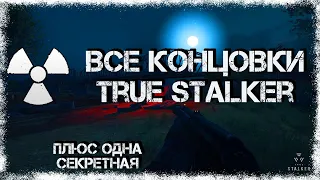 ВСЕ КОНЦОВКИ TRUE STALKER. ПЛЮС СЕКРЕТНАЯ КОНЦОВКА