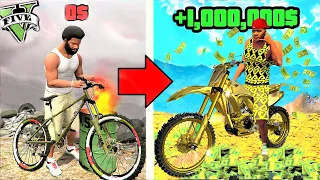 PASO de POBRE a RICO CON MOTOCROSS DE ORO en GTA 5