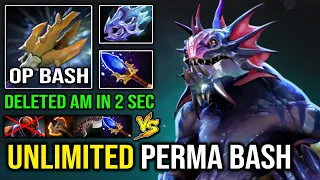 WTF Delete AM in 2 Seconds | Unlimited Bash Moon Shard Slardar NEW Overpower Offlane Carry Dota 2