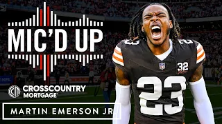 "Let's get in the crowd!" Martin Emerson Jr.  Mic'd Up | Week 11 vs. Steelers