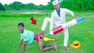 New Special Must Watch Comedy Video 2023 Injection Funny Video Episode 154 By #Familyfuntv