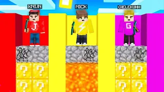 Lucky Block Race Maar Dan Naar Beneden (Minecraft)