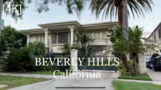 Beverly Hills Los Angeles California - driving tour [4K]