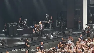 GENERATION SEX - Liseberg, Gothenburg, Sweden June 2023 - Pretty Vacant/Ready Steady Go (Cellphone)