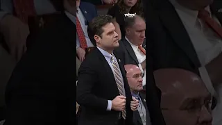 Matt Gaetz votes for Trump for Speaker of the House #shorts