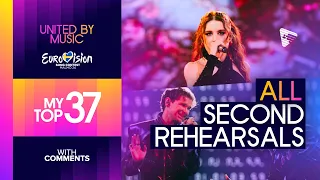 Eurovision 2024: Second Rehearsals  - All Participants - My Top 37 | With Comments