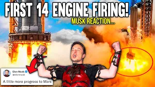 MASSIVE SpaceX Starship Booster 7's Engine FIRING Test - Elon Musk Finally Reacts!