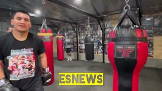 Vergil Ortiz candid on Fighting  Ryan Garcia next - Robert Garcia breaks down fight EsNews Boxing