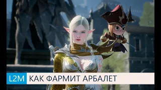 Lineage2M Как фармит Арбалет. Тестирование спотов