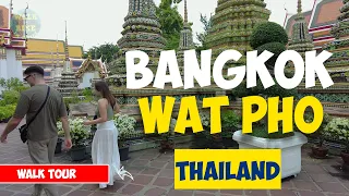 BANGKOK WAT PHO WALKING TOUR | THAILAND 4K UHD