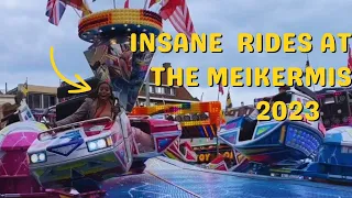 MEIKERMIS GRONINGEN 2023 | TRYING INSANE RIDES🤯😮 #netherlands #kermis #kermisattracties