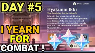 Hyakunin Ikki 2.5 Event Guide Day 5 - Genshin Impact