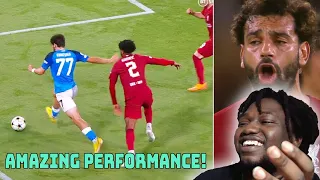 Napoli's Kvaratskhelia vs Liverpool 2022 | FOOTBALL REACTION