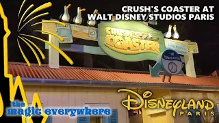 [4k] POV Crush's Coaster at Walt Disney Studios Paris - Disneyland Paris