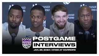 Barnes, Fox, Sabonis & Coach Brown | Postgame Pressers 1.25.24