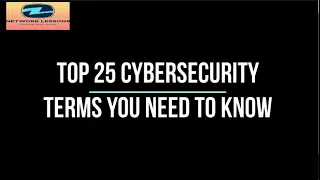 Top 25 Cybersecurity Terms You Need to Know 2023