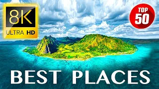 TOP 50 • Most Amazing Tourist Attractions in the World 8K ULTRA HD