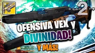 "GUÍA" AVENTURA EXÓTICA "DIVINIDAD"! "OFENSIVA VEX" y MÁS! Destiny 2 "Shadowkeep"